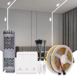 24V WS2811 IC Running Water COB Led Strip Light 5M 10M 15M Flow Chasing Flexible FCOB Led Tape Ribbob Lamp for Room Decoration