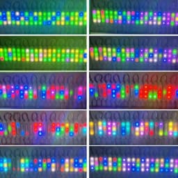 20PCS/lot 10 Colors Available 12V RGB Highlight Led Module Waterproof IP65 COB Light Strip Backlight Shop Banner Car Decoration
