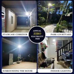 LED Outdoor Solar Light Courtyard Porch Floodlight Outdoor IP67 Waterproof Reflector Solar Powered Spotlight with Remote Control