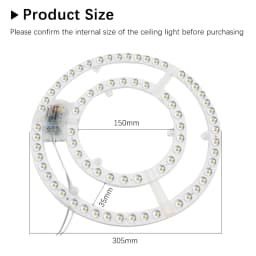 Led Panel 220V Ceiling Light Replacement Led Module 72W Round Circle Light Panel Board 6000K/4000K Module For Ceiling Fan Lights