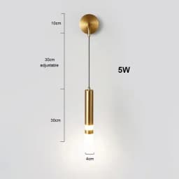 Nordic Bedroom Decoration Wall Lamp Iron Material Linear Light With Reading Spot Lamp Hotel Indoor Luxury LED Modern Wall Lustre