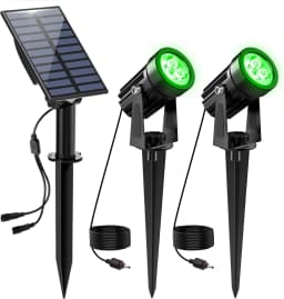 3000K/6000K Outdoor Solar LED Light IP65 Garden Landscape Pathway Wall Lamp for Tree Decoration Yard Street Solar Spotlight