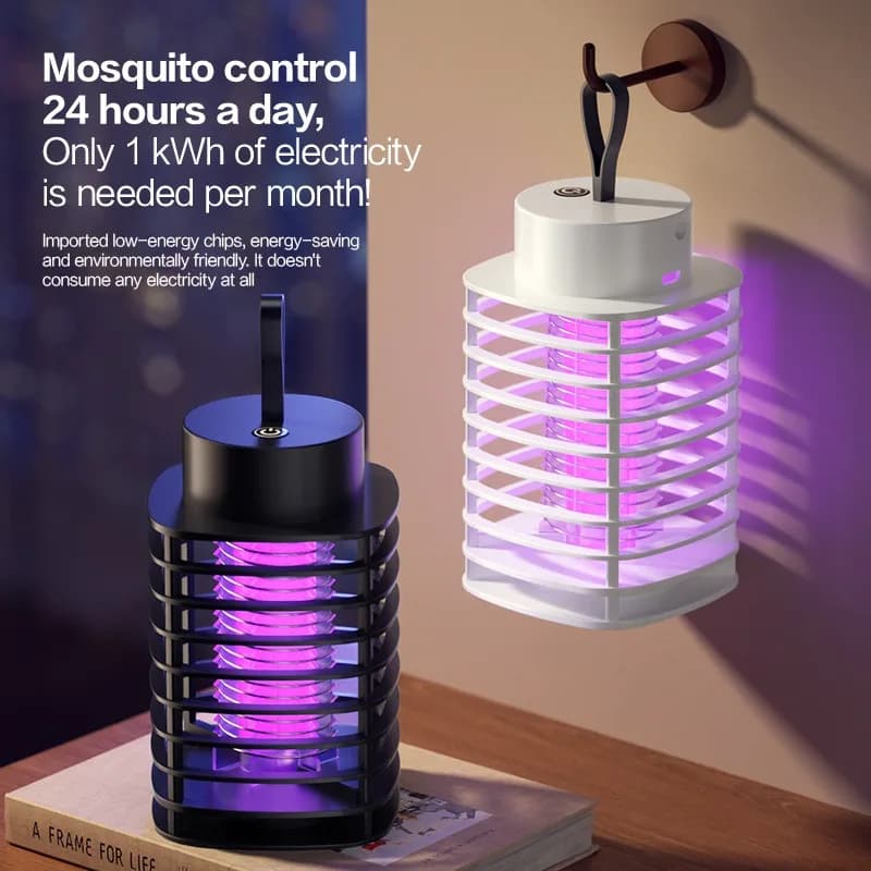 Mosquito Killer Electric Shock Mosquito Lamp USB Fly Trap Zapper Insect Killer Repellent Bedroom Outdoor Anti Mosquito Trap