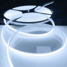 220V COB LED Strip 0.5M-10M Flexible Tape Light Smart IC No Need Driver High Bright 240 LEDs Linear Lighting RA95 Warm Ice Blue