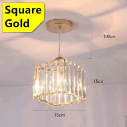 LED Creative Personality Crystal Ceiling Lamp Bedroom Restaurant Modern Simple Corridor Entrance European Style Small Chandelier