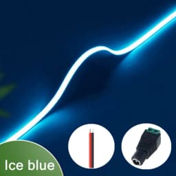 Ultra Thin COB LED Strip 12V 3mm Colorful Dimmable 3000K 4000K 6000K High Density Flexible Light 400LEDs for DIY Home Decor Lamp