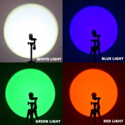 Zoom 4-Colour Light White/Red/Green/Blue LED Flashlight USB Rechargeable Fishing Camping Hunting Photography Selfie Hiking Torch