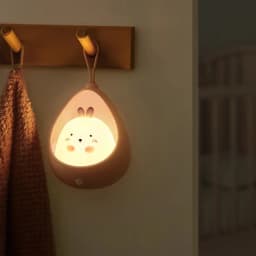 LED Night Light Intelligent Human Sensing USB Rechargeable Sleep Light Bedroom Bedside Corridor Desktop Decoration Table Lamp