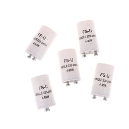 5Pcs Fluorescent Light Starters AC220V-240V 4-80W Fluorescent Tube Fuse Starter CE Rohs Fuse Starters