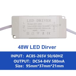LED Driver 600mA 650mA 3W10W 20W 30W 36W 40W 50W 60W1-2x3w 6-10x3w 10-18x3w 18-30x3W Constant Current Lamp Lighting Transformer