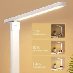 Table Lamp Eyes Protection Touch Dimmable LED Light Student Dormitory Bedroom Reading USB Rechargable Desk Lamp Special Gift