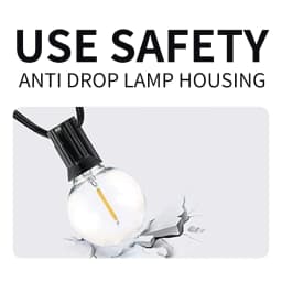 100/50/25ft USB LED Lights 5V 1W G40 Plastic Bulb Outdoor Waterproof Tent Fairy Patio Festoon String Light Wedding Decor