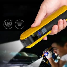 Portable COB Working Light Magnetic Flashlight USB Rechargeable Flexible Inspection Hand Lamp Worklight Outdoor