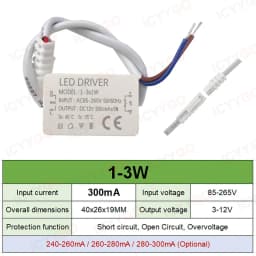 LED Driver 8-12W 20W 30W 36W 300mA 600mA 900MA LED Constant Current Drive Power Supply External GU10E27 Isolation Wide Voltage