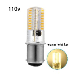110/120V 2.6W LED Corn Bulbs White/Warm White Energy Saving BA15D Crystal Lamp for Sewing Machine High Brightness Led Light