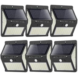 Hot Sale 144 LED Solar Light Wireless PIR Motion Sensor Waterproof Wall Lamp Solar Powered Sunlight Street Lamp Garden Decor