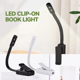 LED Reading Light Book Lights With Reading Lamp Portable And Rechargeable Reading Lights With Clamps For Camping Travel Studying