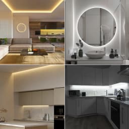 DC5V USB Powered COB LED Strip With RF Dimmable Remote Control 1/2/3/5M Flexible LED Tape For Kitchen Mirror Backlight Decor 