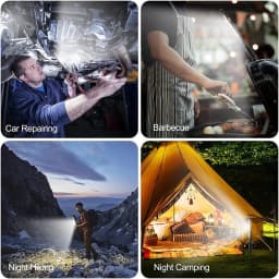 COB Portable Rotating LED Work Lights Ultra Bright Magnetic LED Work Lamp Inspection Lights for Outdoors Car Repair Emergency