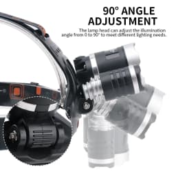 BORUiT RJ-3000 390nm UV LED Headlamp Type-C Rechargeable Super Bright Headlight Waterproof Head Torch Camping Fishing Lantern