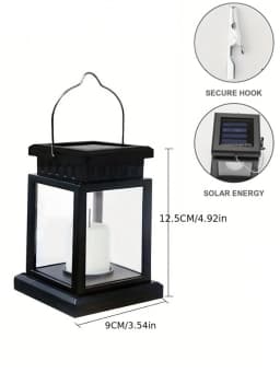 Garden Decor Outdoor Solar Lights Retro Palace Lantern Lights Hanging Candle Lamps Landscape Lighting Floor Lights Solar Light
