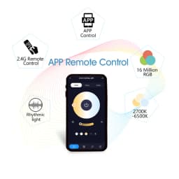 30W 36W Smart LED Ceiling Light RGB Dimming APP TUYA Remote Control Timing Indoor Home Decor Bluetooth WIFI Bedroom Living Room