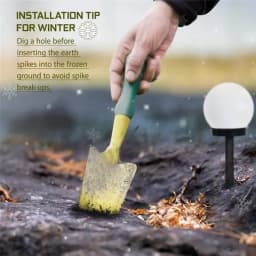 Heinast Solar LED Bulb Light Energy House Lamp Waterproof Outdoor Garden Light Street Solar Panel Ball Lights Lawn Yard Lamp