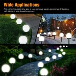 Heinast Solar LED Bulb Light Energy House Lamp Waterproof Outdoor Garden Light Street Solar Panel Ball Lights Lawn Yard Lamp
