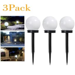Heinast Solar LED Bulb Light Energy House Lamp Waterproof Outdoor Garden Light Street Solar Panel Ball Lights Lawn Yard Lamp