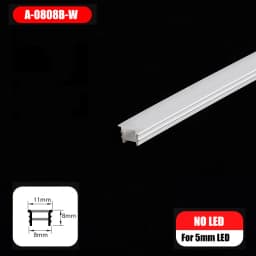 1-10M Recessed Black Led Neon Rope Tube 10/20/30Mm Flexible Silicone Strip Led Channel Diffuser Cover Soft Tape Ribbon Light
