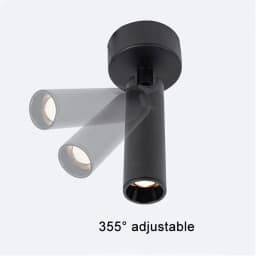 3°/8°/15°/ Narrow Beam Ceiling Spotlights 3W 5W Industrial Surface Mount Pin Spot Light for Jewelry Museum Gallary Picture Light
