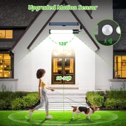 LED Outdoor Solar Light 316/158 LED Motion Sensor Solar Wall Lamp With Remote Waterproof 3 Work Modes Garden Decor Street Lights