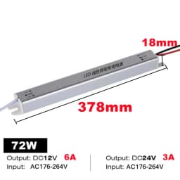 DC12V/24V Ultrathin Switching Power AC 220V LED Driver Power Supply Lighting Transformer For LED Strip 24W 36W 48W 60W 72W 100W