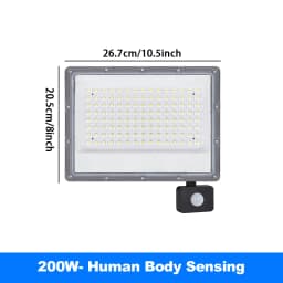 Outdoor LED Flood Light 500W 300W 200W 220V Motion Sensor Waterproof Spotlight Garden Lighting Landscape Floodlight Street Lamp