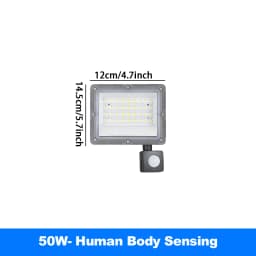 Outdoor LED Flood Light 500W 300W 200W 220V Motion Sensor Waterproof Spotlight Garden Lighting Landscape Floodlight Street Lamp
