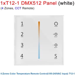 Skydance PK2(G) PF2(G) T12-K T12 T12-1 T22 TW2 TW2-4 RK2 1 4Zone 2.4G Wireless RF Color Temperature Wall Mount Remote for CCT