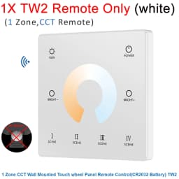 Skydance PK2(G) PF2(G) T12-K T12 T12-1 T22 TW2 TW2-4 RK2 1 4Zone 2.4G Wireless RF Color Temperature Wall Mount Remote for CCT