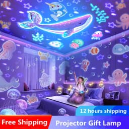 Starry Sky Projector Planetarium Lamp Romantic Room Ceiling Project Lamp for Kids Bedroom Decor Valentine's Day Gift 12 Films