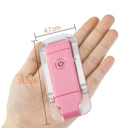 USB Rechargeable LED Book Light Portable Clip Desk Light 500mAh Bookmark Reading Light Adjustable Brightness 15 Gear Flashlamps