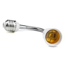 20cm-60cm Home Use E27 Screw Lamp Extension Holder LED Light Bulb Accessories Lamp Base Light Socket Adapter Converter Extender
