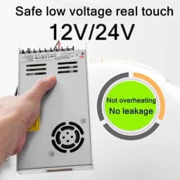 5A 10A 20A 40A 50A Lighting Transformers AC110V/220V To DC12V/24V Power Supply Adapter For Indoor LED Strip Light Switch Driver