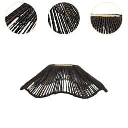 Handwoven Rope Lampshade Chandelier Cover Shades Decorative Rustic Ceiling Lamp,for Home Living Room Kitchen DIY Lamp Shade Part