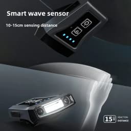 LEM headlight induction strong light super bright charging head clip type super long battery life night fishing light
