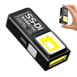 LED Keychain Flashlight Rechargeable 550LM Portable Mini Torch Pocket Lantern Flood Work Light With Magnet For Emergency