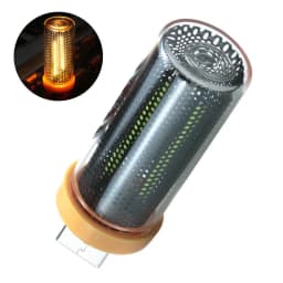 Touch LED Glass Bottle Night Light USB Desktop Atmosphere Light Color Changing Light For Bedroom Decoration