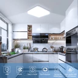 Modern Square led Ceiling lamp 85-220V LED Ceiling Panel Light 20W 30W 40W 50W for home Bedroom living room indoor ceiling light