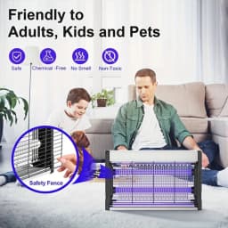 USB Mosquito Killer Lamp, UV Insect Trap for Home, Hotel, Restaurant, Indoor Outdoor Fly Catcher, Electric Bug Zapper 2W-10W