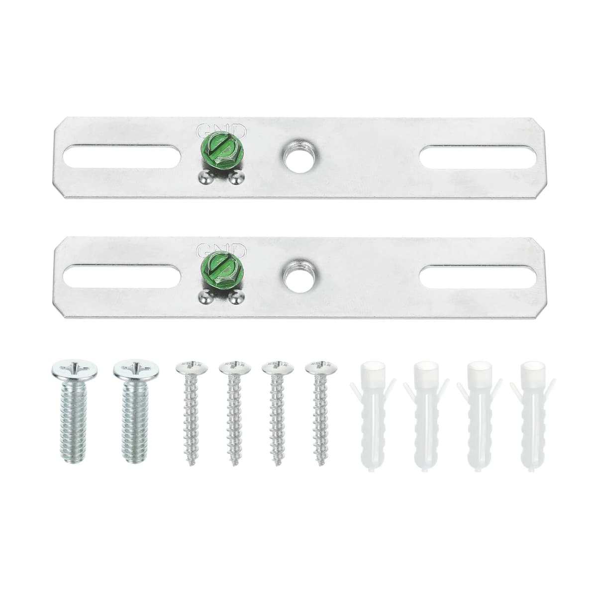 2-8Set 4" Light Crossbar Kit Universal Light Fixture Mounting Bracket 1/4"-20 Tap Center Hole Ceiling Light Plate CanopyHardware