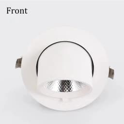 Led COB Downlight Recessed Light 360 Degree Adjustable Angle 10W 20W 30W 40W Spot Lamp Living Room Office Mall Bar AC175-265V