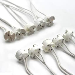5-200pcs/lot MR16 MR11 GU5.3 G5.3 G4 G9 lamp base connector cable lamp Socket base lamp fitting fix holder 15cm Silicon cable